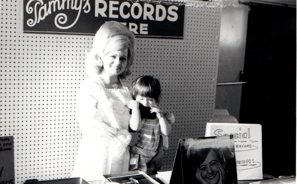 Tammy Faye Bakker with baby Tammy Sue in a never-before-seen photo. (Courtesy of Tammy Sue Bakker)