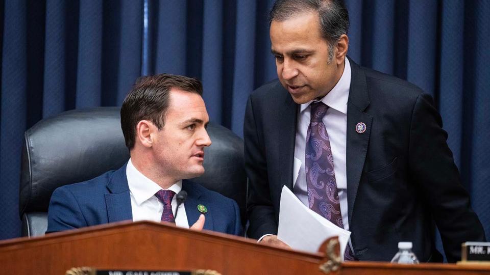 Mike Gallagher and Raja Krishnamoorthi