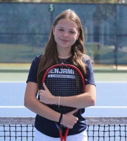 Milana Ronert, Benjamin tennis