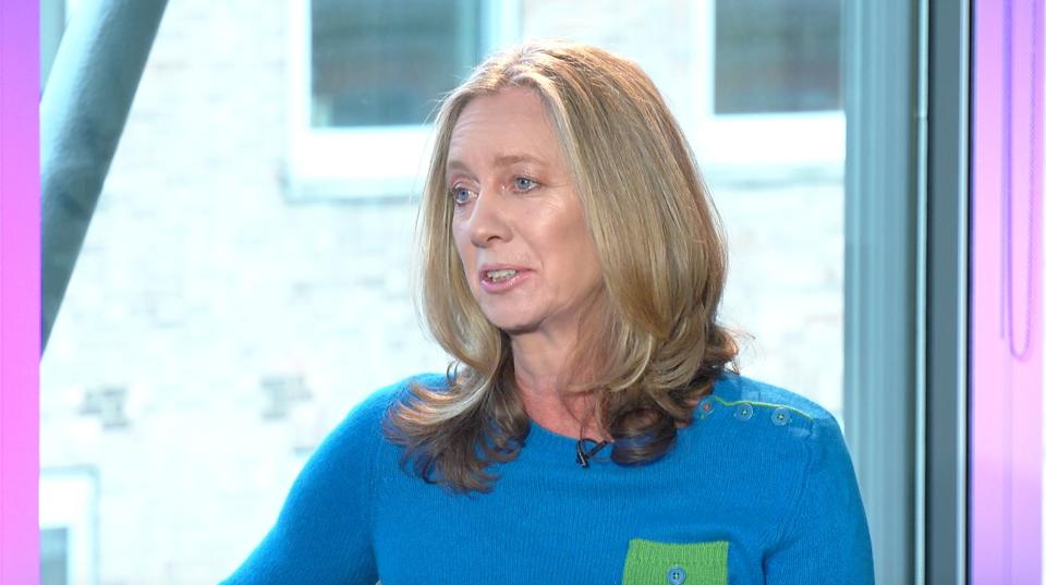 Mumsnet and Gransnet co-founder and CEO Justine Roberts speaking on Yahoo Finance UK's "Global Change Agents with Lianna Brinded" show. Photo: Yahoo Finance UK