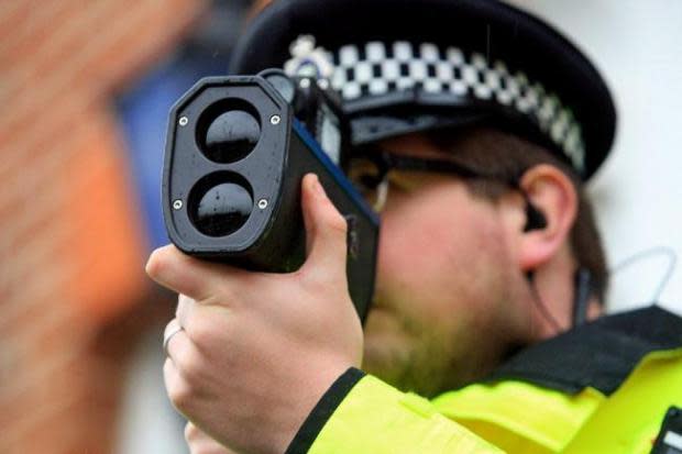 An Audi driver from Bexley was caught speeding