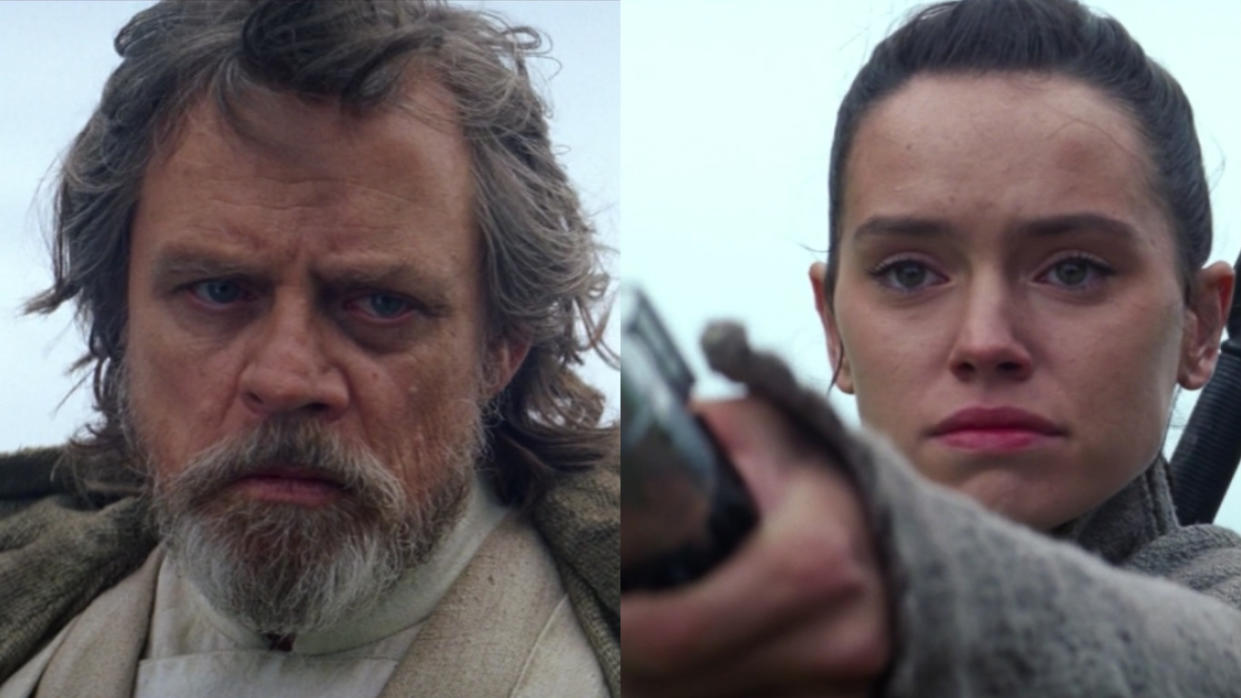 Well, Luke and Rey certainly *look* like father and daughter on the latest cover of “Vanity Fair”