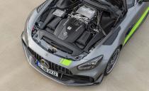 <p>The powertrain is unchanged, with the GT R Pro being powered by the same 577-hp twin-turbo 4.0-liter V-8.</p>