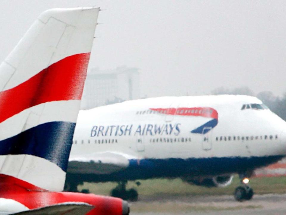 British Airways aircraft at Heathrow Airport: EPA