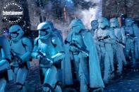 A storm of stormtroopers (and snowtroopers) on the march.