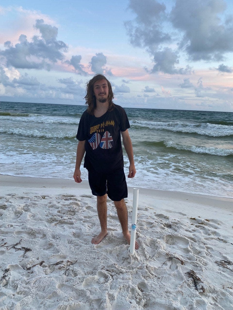 West Henderson graduate Bryson Parcell enjoys fishing at the beach in this photo provided by the family.