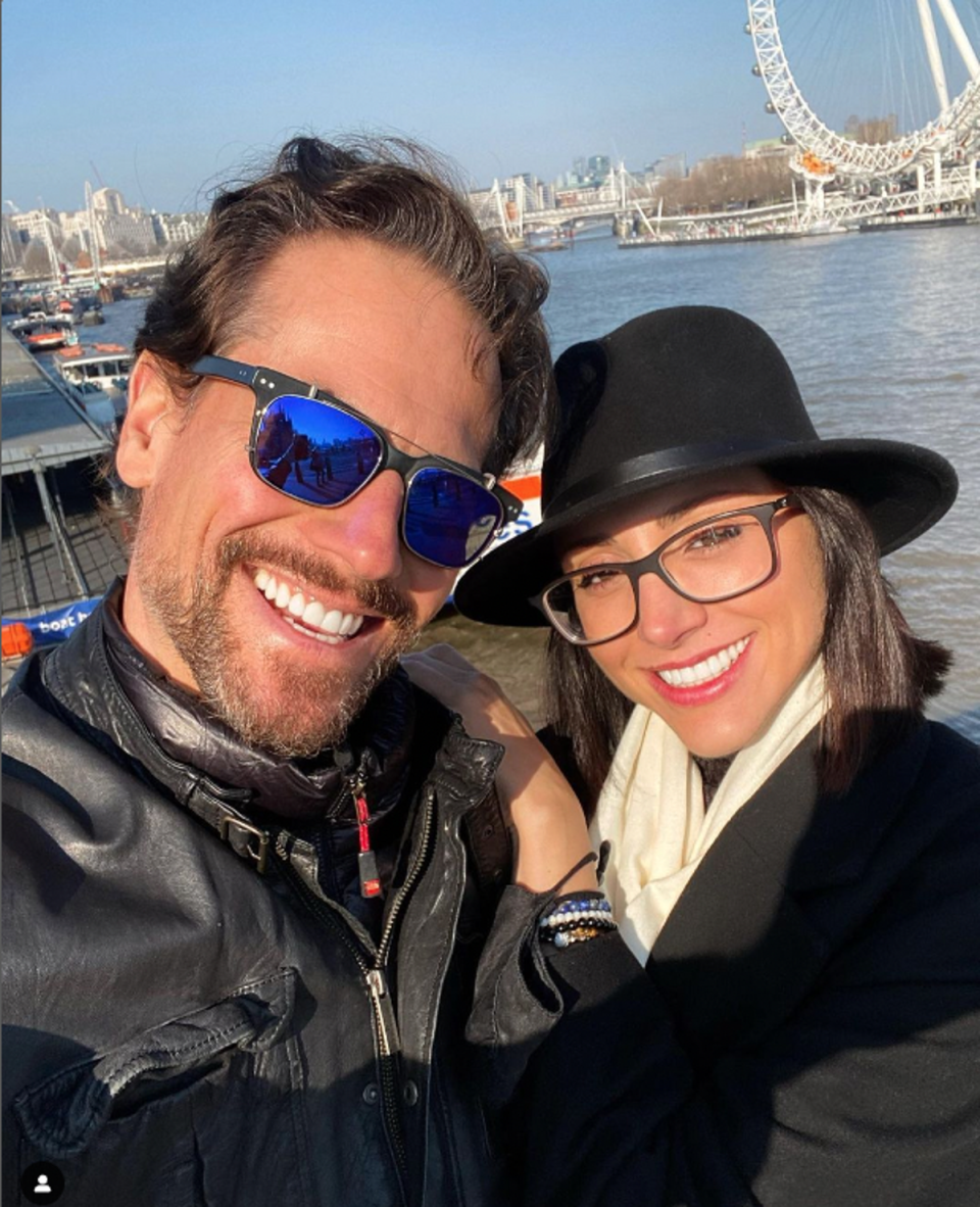 Ioan Gruffudd and girlfriend Bianca Wallace (@iambiancawallace via Instagram)