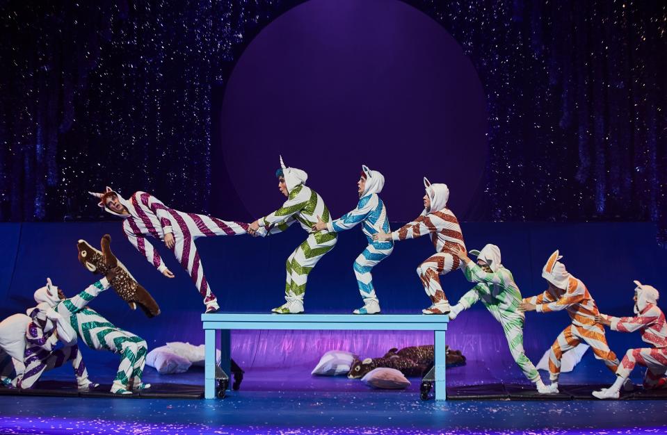 The New England premiere of Cirque du Soleil's first Christmas production "Twas the Night Before" runs Nov. 25 to Dec. 11 at the Boch Center in Boston.