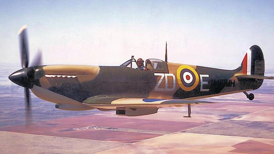 This 1943 Spitfire, which won a dogfight against a German Focke-Wulf during World War II, is up for sale. - Credit: The Aircraft Sales Company