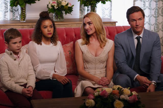 Courtesy of Netflix From left: Diesel La Torraca, Antonia Gentry, Brianne Howey and Scott Porter on 'Ginny & Georgia'