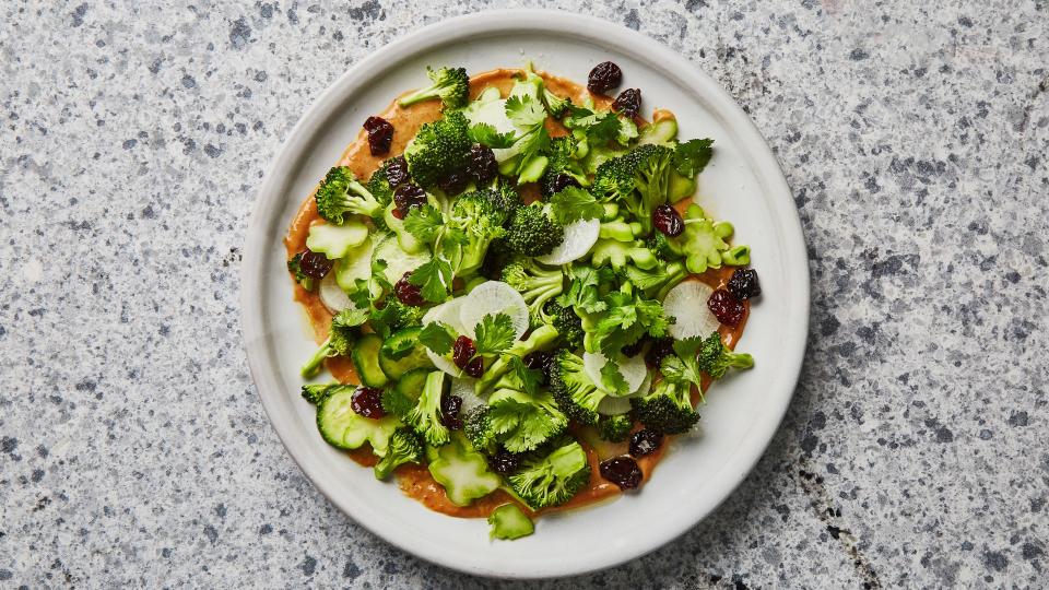 Raw broccoli and peanut sauce are the power couple you didn't see coming.