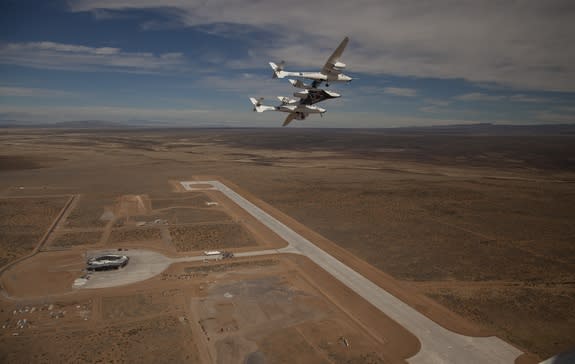 Virgin Galactic's Private SpaceShipTwo Soars in Test Flight