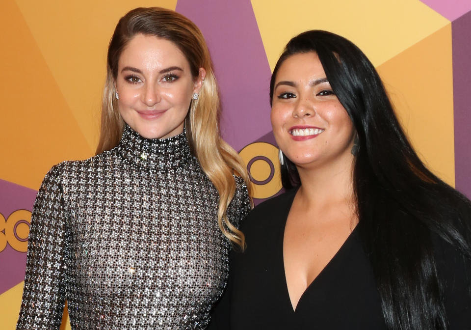 Calina&nbsp;Lawrence, who went to Sunday&rsquo;s awards ceremony with Shailene Woodley,&nbsp;is a member of the Suquamish Tribe and hails from Washington state.&nbsp;<a href="https://www.calinalawrence.com/bio/" target="_blank">Lawrence, a musician</a>, uses her art to tackle themes of racial injustice, violence against women, and misrepresentation of Native Americans in education and mainstream media,&nbsp;as well as&nbsp;other important topics.<br /><br />Lawrence said&nbsp;she hoped through her appearance at the Golden Globes to shed light on injustices the indigenous community faces.&nbsp;<br /><br />&ldquo;As an Indigenous woman, it was an absolute honor to stand in solidarity with the women of the&nbsp;<a href="https://www.facebook.com/hashtag/timesup?source=feed_text&amp;story_id=1492144290832821">#TimesUp</a>&nbsp;movement today and moving forward!&rdquo; she wrote on Facebook. &ldquo;To our Violated, Missing, &amp; Murdered Indigenous women, their families and friends, their communities who await recognition and justice - we see you and we love you and we will continue to do what we can to include you in this work.&rdquo;
