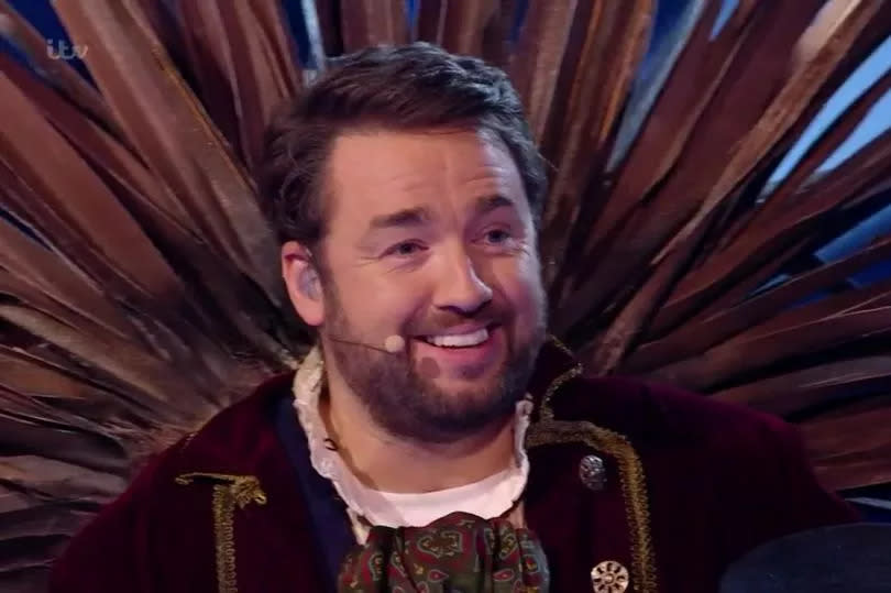 Hedgehog unmasked as Jason Manford