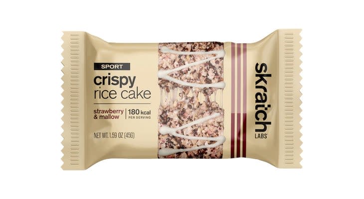 skratch labs crispy rice cake as race-day fuel