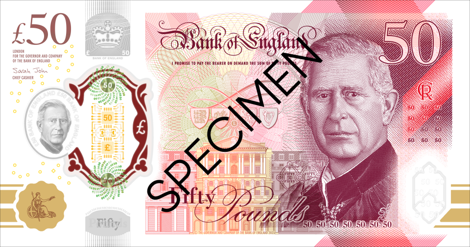 The notes will enter circulation from the middle of 2024. Photo: Bank of England