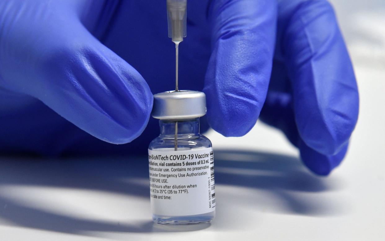 Pfizer vaccine - CHRISTOF STACHE/AFP