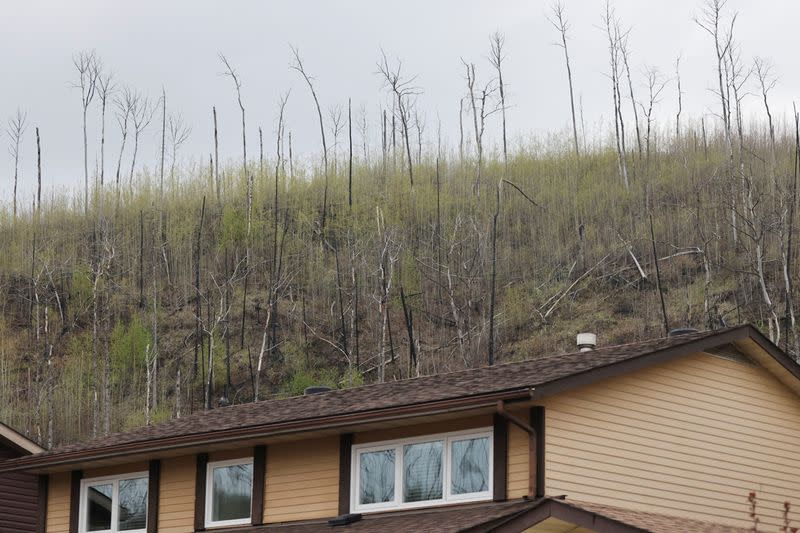 Wildfire causes evacuation from communities on the southern edge of Fort McMurray