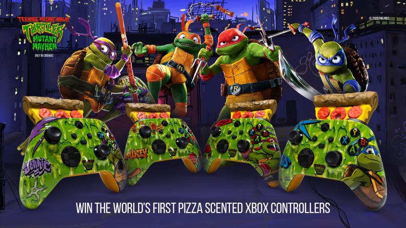 Xbox regalará controles de TMNT con olor a pizza