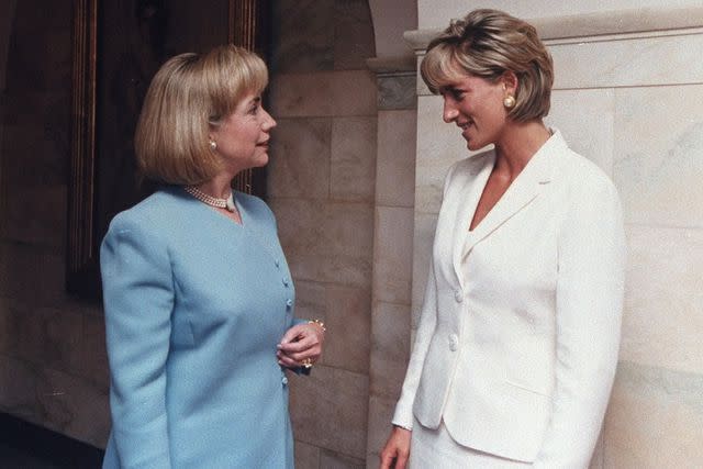 Time Life Pictures/White House/The LIFE Picture Collection via Getty Hillary Clinton and Princess Diana at the White House in 1997.