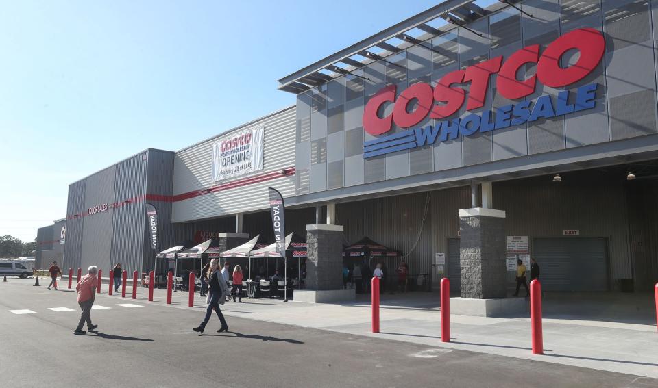 The new Costco Wholesale store at One Daytona is pictured on Tuesday, Feb. 20, 2024, two days before opening day. It is scheduled to open on Thursday, Feb. 22, immediately following a ribbon-cutting ceremony at 7:30 a.m. with members of the Daytona Regional Chamber of Commerce.