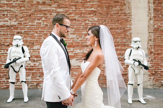 Fan-Pärchen feiert Star-Wars-Hochzeit