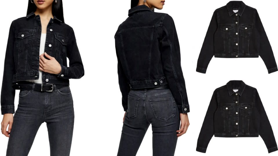 Topshop Tilda Crop Denim Jacket - Nordstrom, $54 (originally $90)