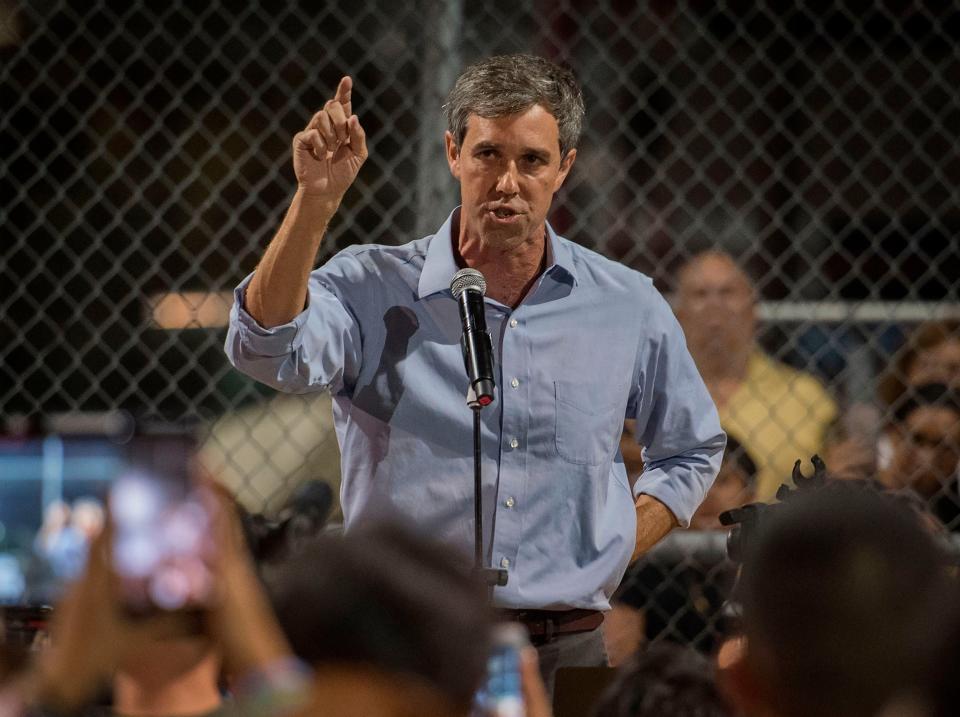 Former Texas congressman and presidential candidate Beto O’Rourke is readying a potential 2022 run for the Texas governorship.  (AFP)