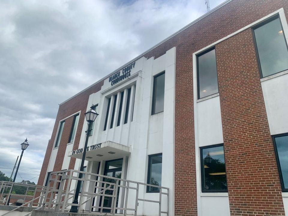 The Bladen County Courthouse is pictured on Wednesday, May 11, 2022.