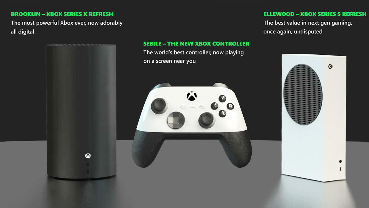  New Xbox consoles. 