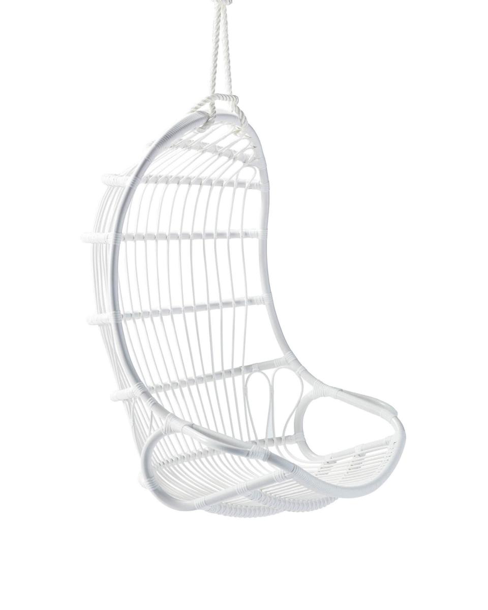 White Outdoor Hanging Chair