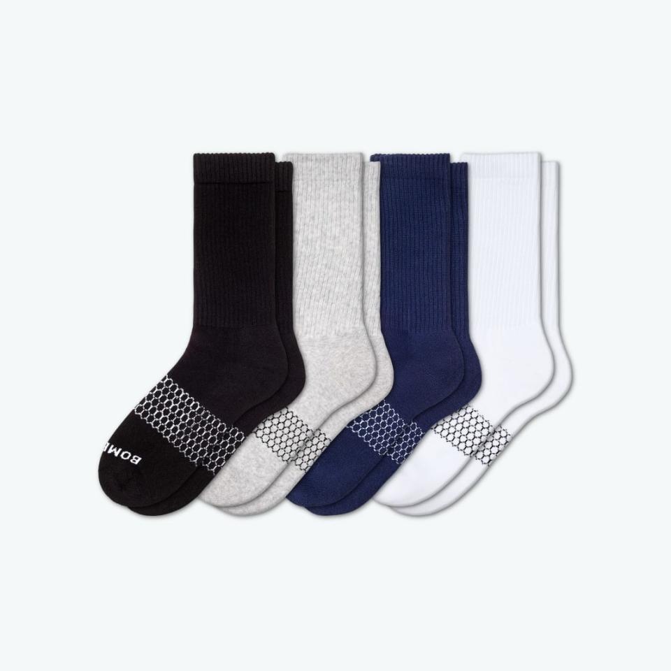 Men’s Solids Calf Sock4-Pack