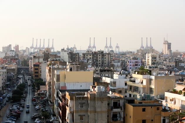 Enquête, reconstruction ... un an après l'explosion de Beyrouth où en est le Liban. (Photo de Beyrouth prise le 30 juillet 2021 par REUTERS/Aziz Taher) (Photo: Aziz Taher via Reuters)