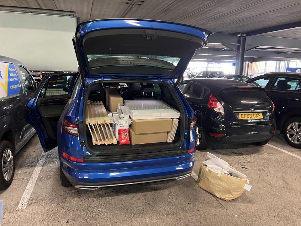 The Skoda Kodiaq has been very useful on trips to IKEA. (PA)