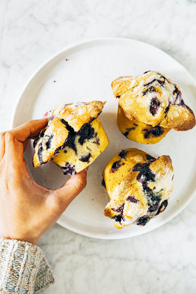 <a href="https://www.hummingbirdhigh.com/2020/05/small-batch-blueberry-muffin-recipe.html" target="_blank" rel="noopener noreferrer"><strong>Small Batch Blueberry Muffins from Hummingbird High</strong></a>