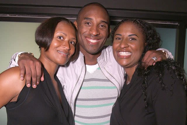 Chris Weeks/WireImage Kobe Bryant with sisters Sharia and Shayla