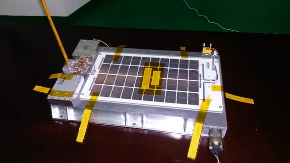 Hitchhiking payload on last stage of moon-bound China booster is the 4M microspacecraft, dedicated to Manfred Fuchs, who died early this year. 4M stands for the Manfred Memorial Moon Mission.