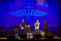 <p>Brad Tursi and Matt Ramsey, members of country group Old Dominion, performed several hit songs in a configuration Whiskey Jam founder Ward Guenther referred to as "Old Duo-minion"</p>