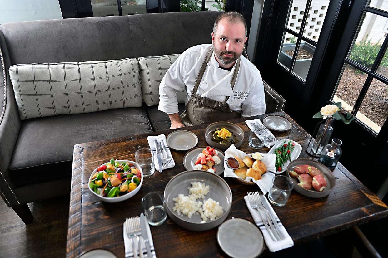 Executive Chef John Robert serves up brunch at Heirloom - A Milltown Eatery every Sunday.