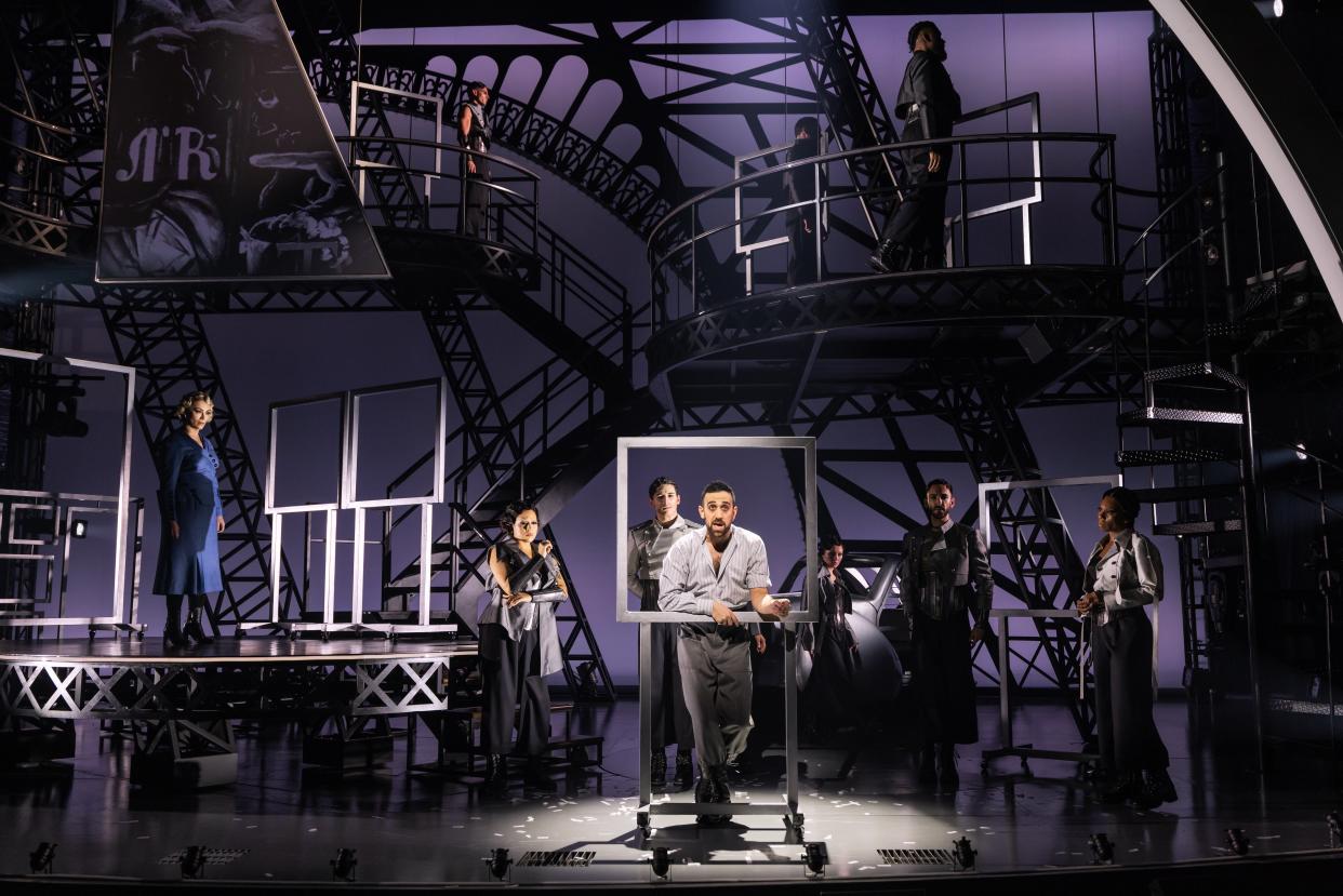George Abud plays Futurist painter Marinetti in "Lempicka," a new musical on Broadway.
