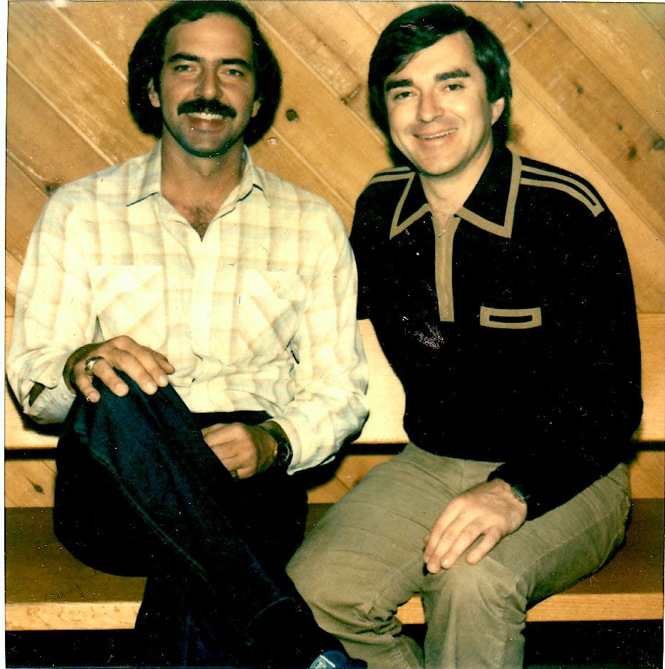 Dick Drago and Frank Lennon in Boston, late 1970s
