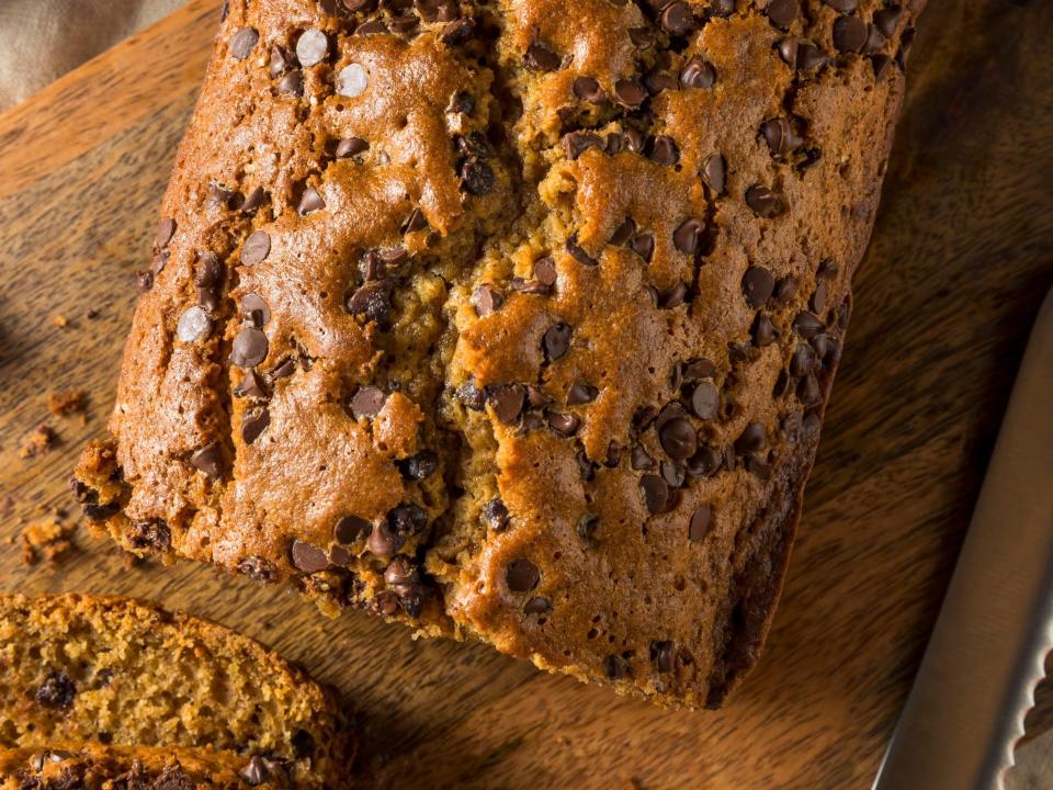 chocolate chip pumpkin bread