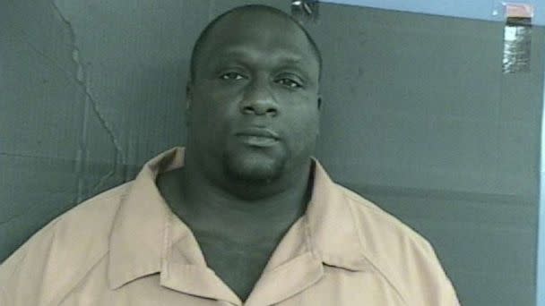 PHOTO: Jail records from the Madison County Detention Center in Mississippi show that former NFL star, 35-year-old Jerrell Powe, was arrested on Thursday, Jan. 12, 2023 at 7:31 p.m. by the Ridgeland Police Department and charged with kidnapping. (Madison County Detention Center)