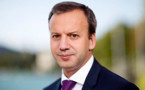 Arkady Dvorkovich, Russia's former deputy prime minister, has met Nigel Short amid rumours the pair are considering joining forces to try to take control of Fide - Credit:  Matthew Lloyd/Bloomberg