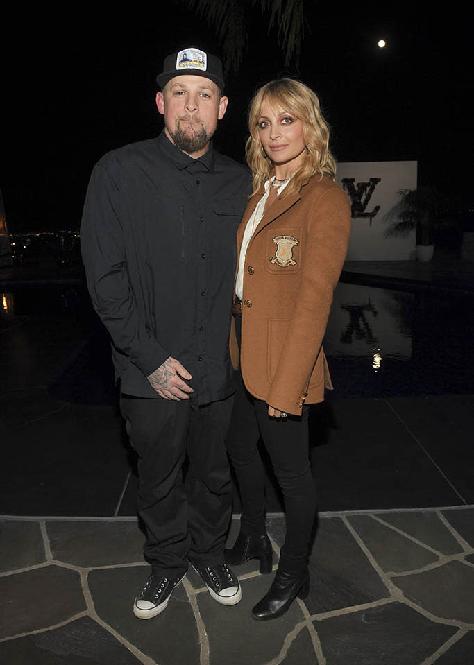 Joel Madden and Nicole Richie at the Louis Vuitton dinner in LA on Oct. 21.