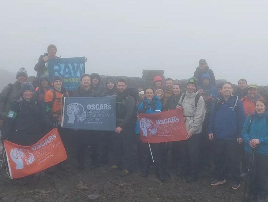 York Press: The OSCAR's team during the Yorkshire Three Peaks challenge