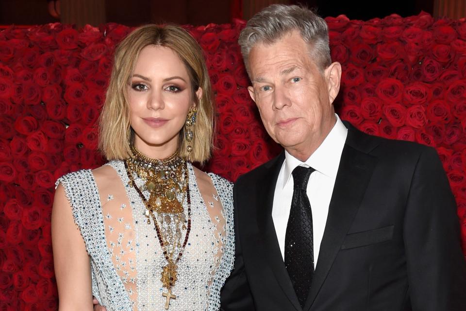 Katharine McPhee and David Foster