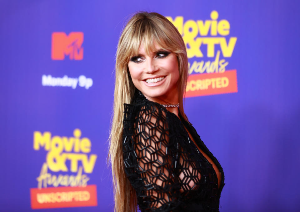 Heidi Klum spoke to &#39;The Sunday Times&#39; about why she doesn&#39;t like the comments on her social media feed. (Photo: Matt Winkelmeyer/2021 MTV Movie and TV Awards/Getty Images for MTV/ViacomCBS)