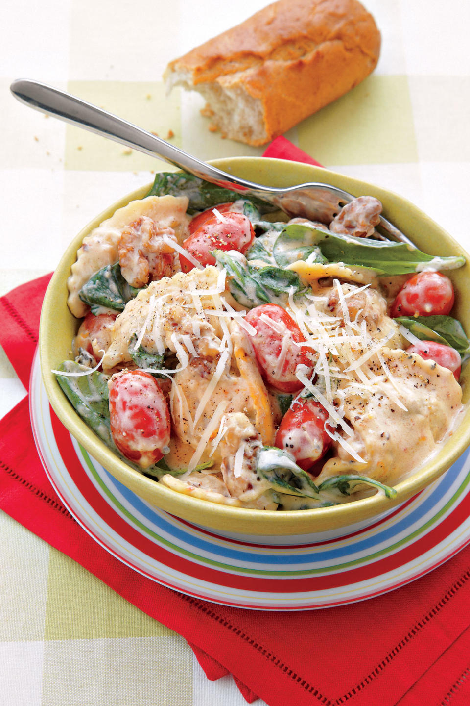 Wild Mushroom Pasta Alfredo with Walnuts