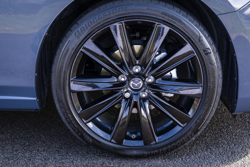 Large 19-inch alloy wheels come on the Kuro Edition